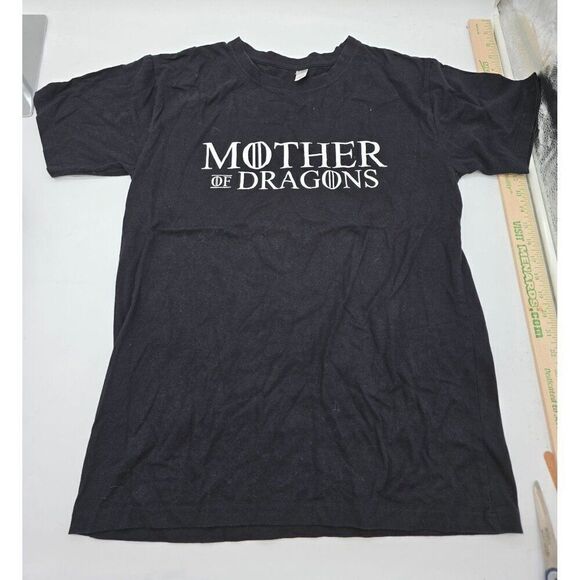 Mother Of Dragons T-Shirt Monag Black M 100% Cotton Game Of Thrones Fan Apparel - Picture 1 of 4